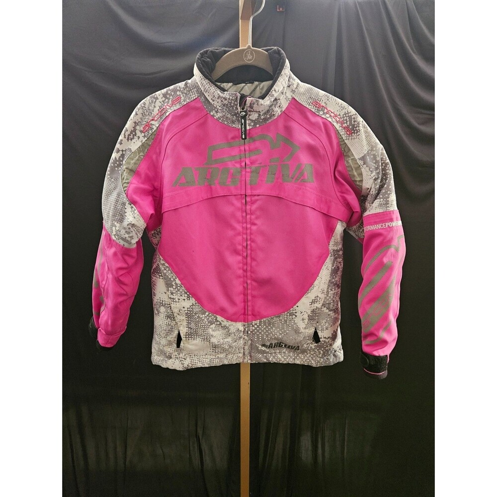 YOUTH ARCTIVA PINK/GRY/WHT INSULATED JACKET SIZE Y 7/8